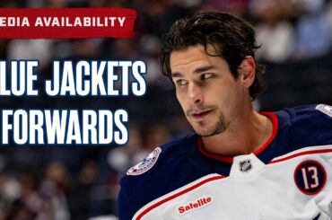 CBJ Forwards - Monahan, Fantilli, Marchenko, Johnson, JVR and Williams | Exit Day Media Availability