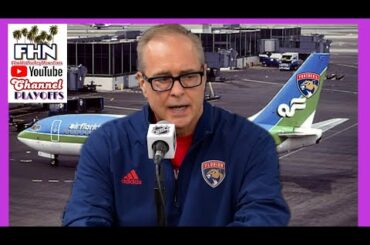 Paul Maurice: Florida Panthers Practice, Fly to Tampa for Game 1 v Lightning