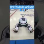 MARTIN JONES WARMUP 🔥 #nhl #nhlhockey #hockey #icehockey #hockeysports #hockeyshorts #sports