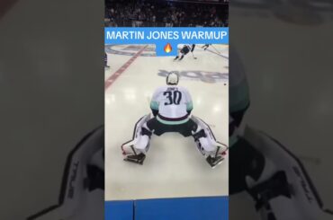 MARTIN JONES WARMUP 🔥 #nhl #nhlhockey #hockey #icehockey #hockeysports #hockeyshorts #sports