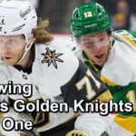 Reviewing Wild vs Golden Knights Game One