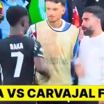 Bukayo Saka vs Dani Carvajal Fight After Arsenal Knock Out Real Madrid