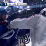 Kucherov trips Nutivaara and boards him while he's still on his knees, ECQF Game 2