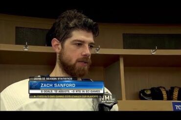 NHL Now:  Zach Sanford on entering Blues` lineup for Game  3 at home  May 31,  2019