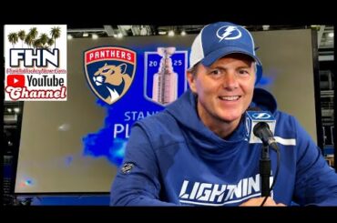 Jon Cooper, Tampa Bay Playoff Pregame — Game 1: Florida Panthers at Lightning