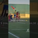 😳 Cristiano Ronaldo Jr also has the ability to soar to great heights in jumps!