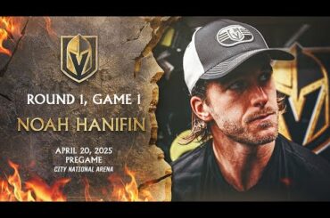 Round 1, Game 1 | Noah Hanifin Pregame: It's Go Time