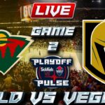 Minnesota Wild vs Vegas Golden Knights Game 2 LIVE Stream Game Audio | NHL Playoffs Gameast & Chat
