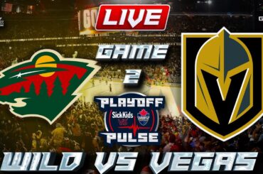 Minnesota Wild vs Vegas Golden Knights Game 2 LIVE Stream Game Audio | NHL Playoffs Gameast & Chat