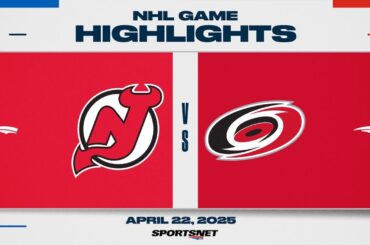 NHL Game 2 Highlights | Devils vs. Hurricanes - April 22, 2025