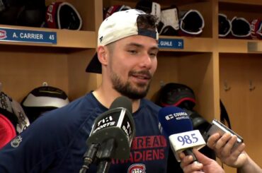 Les défenseurs ont revu leur stratégie en sortie de zone, indique Alexandre Carrier