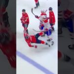 Habs Josh Anderson gives Caps Tom Wilson the business. 😂