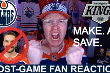 MAKE A SAVE! | Post-Game Fan Reaction: Oilers vs Kings - Game 1