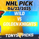 Minnesota Wild vs Vegas Golden Knights 4/22/25 NHL Pick Prediction