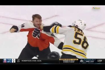 Sean Couturier vs Billy Sweezey