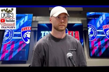 Sam Bennett, Florida Panthers Center Before Playoff Game 2 v Tampa Bay Lightning