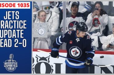 Winnipeg Jets practice, fly to St. Louis, lead series 2-0