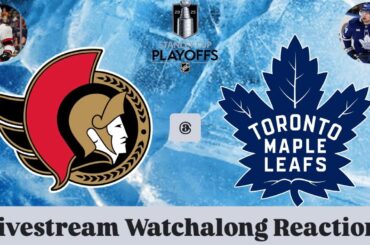 Ottawa Senators @ Toronto Maple Leafs 2025 Stanley Cup Playoffs Round 1 Game 2 Live Watchalong