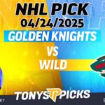 Vegas Golden Knights vs Minnesota Wild 4/24/25 NHL Pick Prediction
