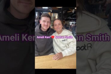 women's cricketer with her bf smriti mandhana with palash, amelia Kerr with Nathan Smith #short