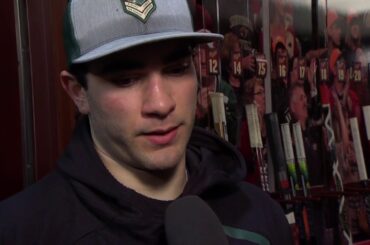 Luke Kunin on Wild's second straight shutout loss