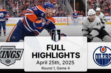 NHL Highlights | Kings vs. Oilers | April 25, 2025