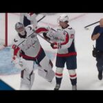 Capitals' Logan Thompson Helped Off Ice After Collision On Juraj Slafkovsky's First Playoff Goal