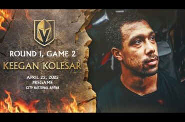 Round 1, Game 2 | Keegan Kolesar Pregame: If We Stick To Our Identity, The Chances Will Come