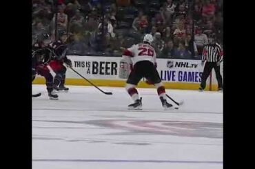 Joonas Korpisalo makes paddle save