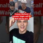 Connor McDavid Roughing penalty Against Neal Pionk? NHL 2021 highlights! #shorts #hockey