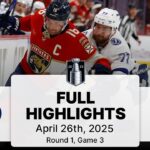 NHL Highlights | Lightning vs. Panthers | Gm 3 | April 26, 2025
