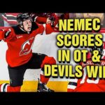 NJ Devils Beat The Carolina Hurricanes in Double Overtime 3-2 in Game 3! Simon Nemec gets the GWG!