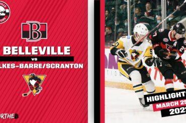 HIGHLIGHTS: WBS Penguins - 3 at Belleville Senators - 1