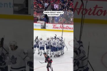 Simon Benoit Scores In Overtime, Leafs Lead 3-0 🚨