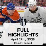 NHL Playoff Highlights | Kings vs. Oilers | Gm 4 | April 27, 2025