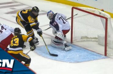 Bryan Rust Dances Into The Zone And Tucks It In For A Slick Goal On Joonas Korpisalo