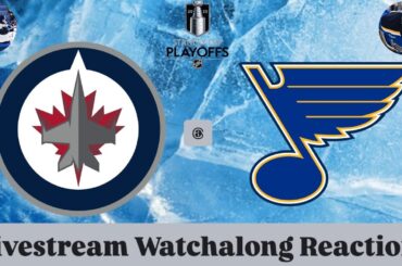 Winnipeg Jets @ St. Louis Blues 2025 Stanley Cup Playoffs Round 1 Game 4 Live Watchalong Reaction