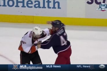 Patrick Maroon vs Dalton Prout Mar 24, 2015