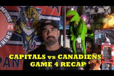 Washington Capitals vs Montreal Canadiens Game 4 Recap 4-27-25