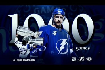 Ryan McDonagh 1000 Game Tribute