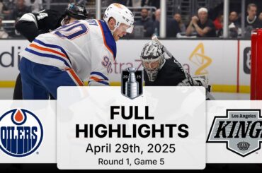 NHL Playoff Highlights | Oilers vs. Kings | Gm 5 | April 29, 2025