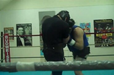 Donald Swansen sparing a Kevin Rooney cruiserweight 3/13/10