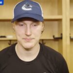 Aatu Räty following tonight's game in Columbus.#Canucks