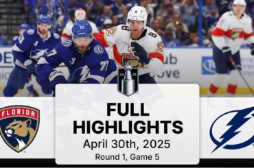 NHL Playoff Highlights | Panthers vs. Lightning | Gm 5 | April 30, 2025