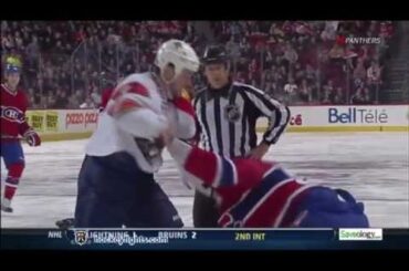 Erik Gudbranson vs Ryan White Mar 27, 2012