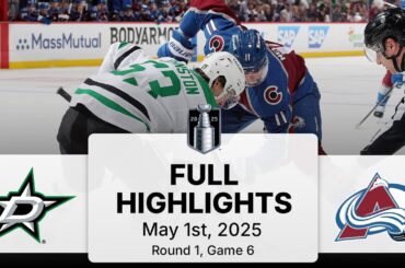 NHL Playoff Highlights | Stars vs. Avalanche | May 01, 2025