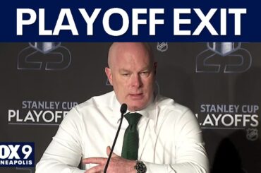 John Hynes reacts after Minnesota Wild eliminated from Stanley Cup Playoffs [FULL PRESSER]