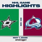 NHL Game 6 Highlights | Stars vs. Avalanche - May 1, 2025