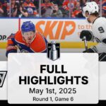 NHL Playoff Highlights | Kings vs. Oilers | Gm 6 | May 1, 2025
