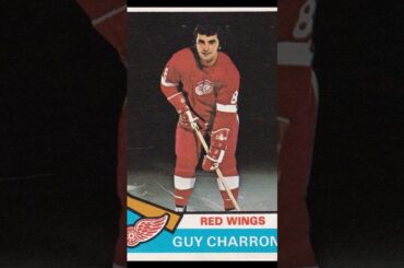 Guy Charron Detroit Red Wings 1974-75 O-Pee-Chee 57 NHL Hockey Card